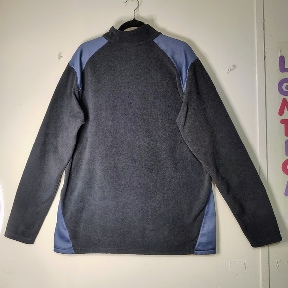 Columbia Men's Fleece ½ Zip Pocket Winter Sweater, XL, grey. - Picture 3 of 16